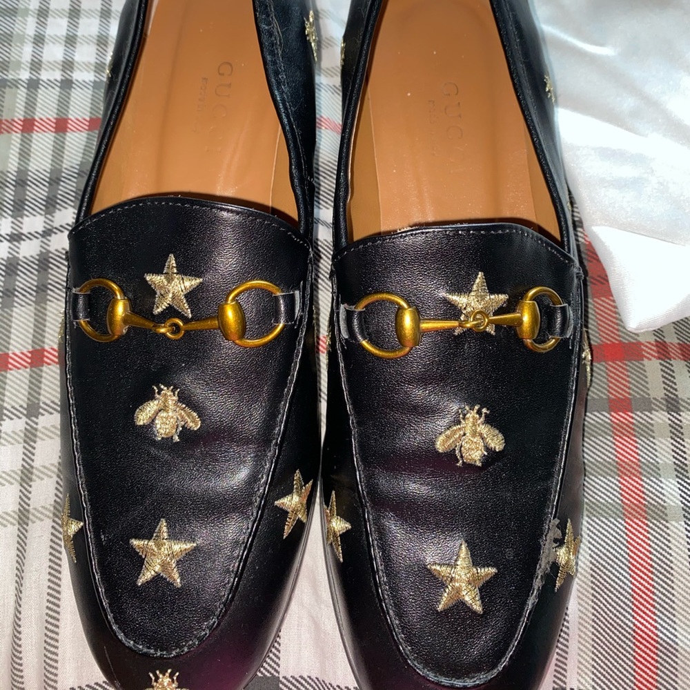 Gucci Jordan embroidered loafers